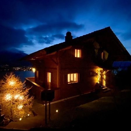 Chalet Egglen "Typical Swiss House, Best Views, Private Jacuzzi" ジーグリスヴィル エクステリア 写真